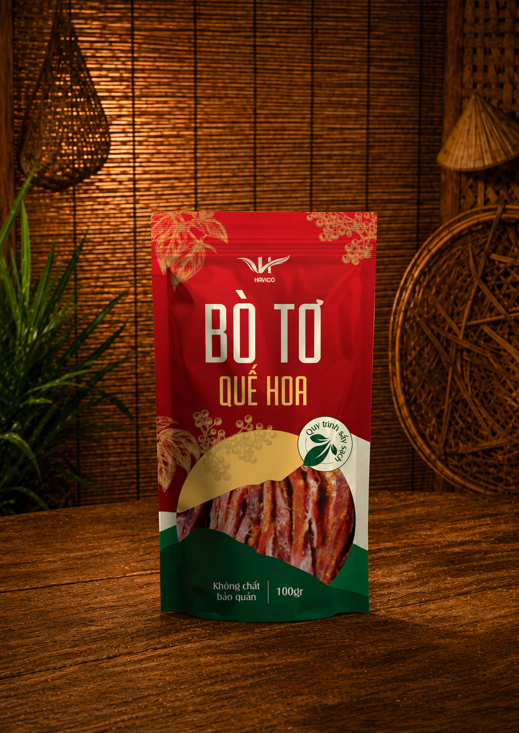 Bò tơ quế hoa 100g